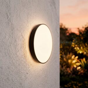 Fotografia da Luminária de teto LED para exterior 15 W 1500 lm CCT 3000-4000-6500 K IP65 acabamento preto