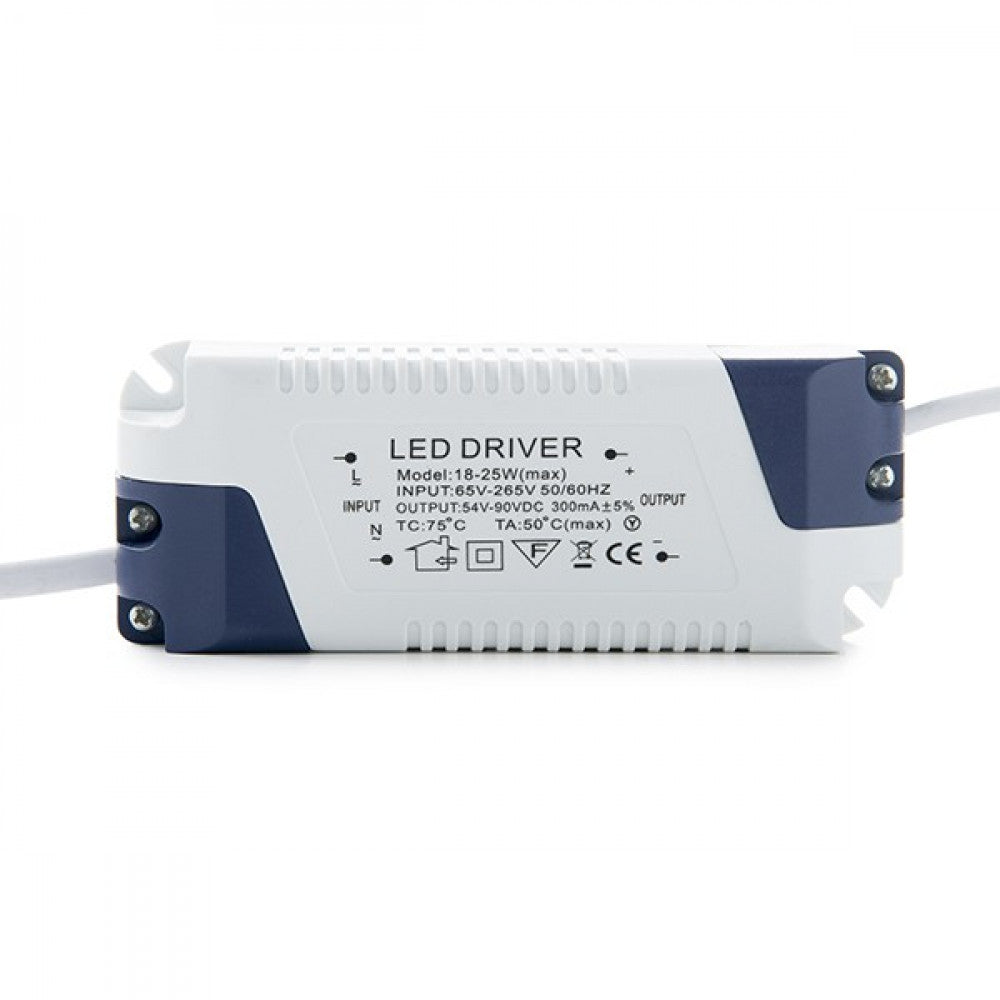 Painel LED 25 W 2500 lm 6000 K quadrado prata - Image 5
