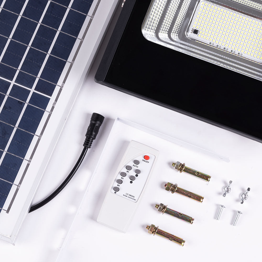 Projetor LED solar 120 W painel: 6 V/15 W bateria: 3,2 V/8000 mAh comando à distância - Image 6