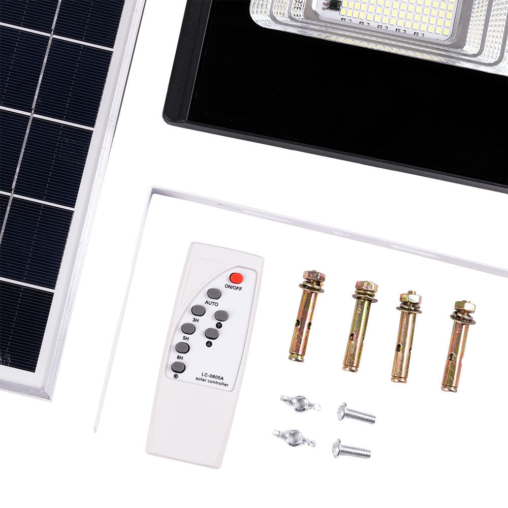 Projetor LED solar 30 W painel: bateria 6 V/6 W: comando à distância 3,2 V/3000 mAh - Image 5