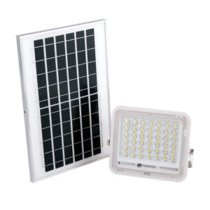 Fotografia do Projetor LED solar 40 W 6500 K painel: 6 V/8 W battery: 3.2 V/5000 mAh remote control
