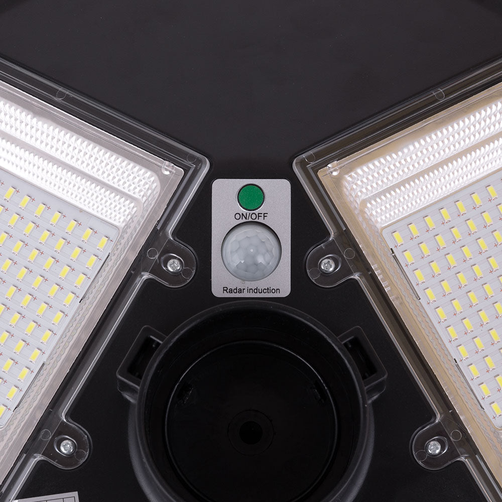 Luminária solar LED 90 W 9000 lm IP67 painel: 6 V 18 W bateria: 3,2 V 15000 mAh - Image 3