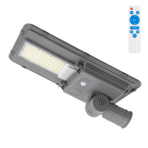 Luz de rua solar LED 150 W 5000 K painel 6 V 20 W bateria 15ah sensor/comando à distância