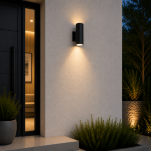 Fotografia do Aplique LED para exterior 2 × 7 W