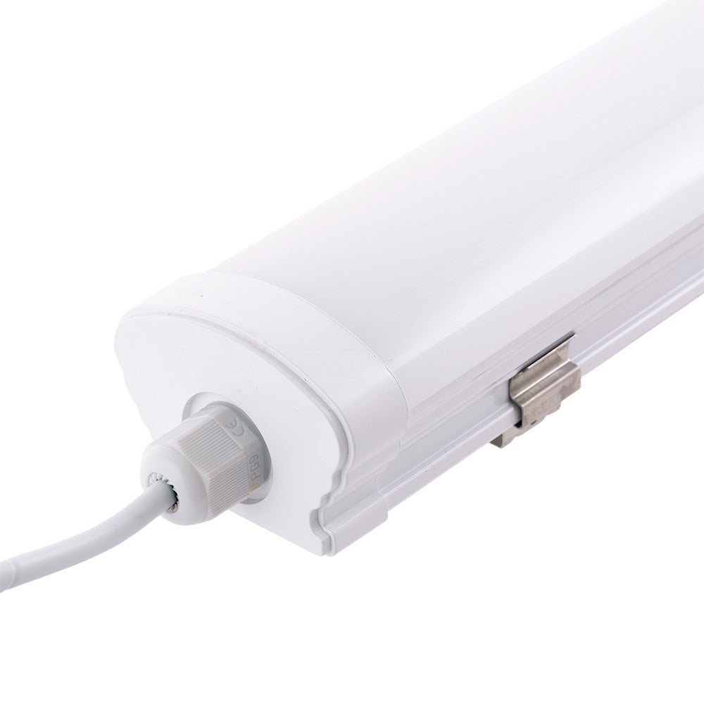 Fotografia do Equipamento LED conectável à prova de água 40 W 3.600 lm 6000 K 120 cm IP65 sensor de proximidade micro-ondas