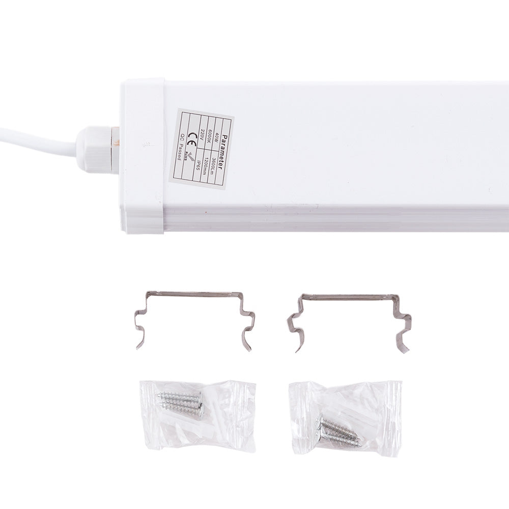 Equipamento LED conectável à prova de água 40 W 3.600 lm 6000 K 120 cm IP65 sensor de proximidade micro-ondas [ho-wp-40 W-12 - Image 3