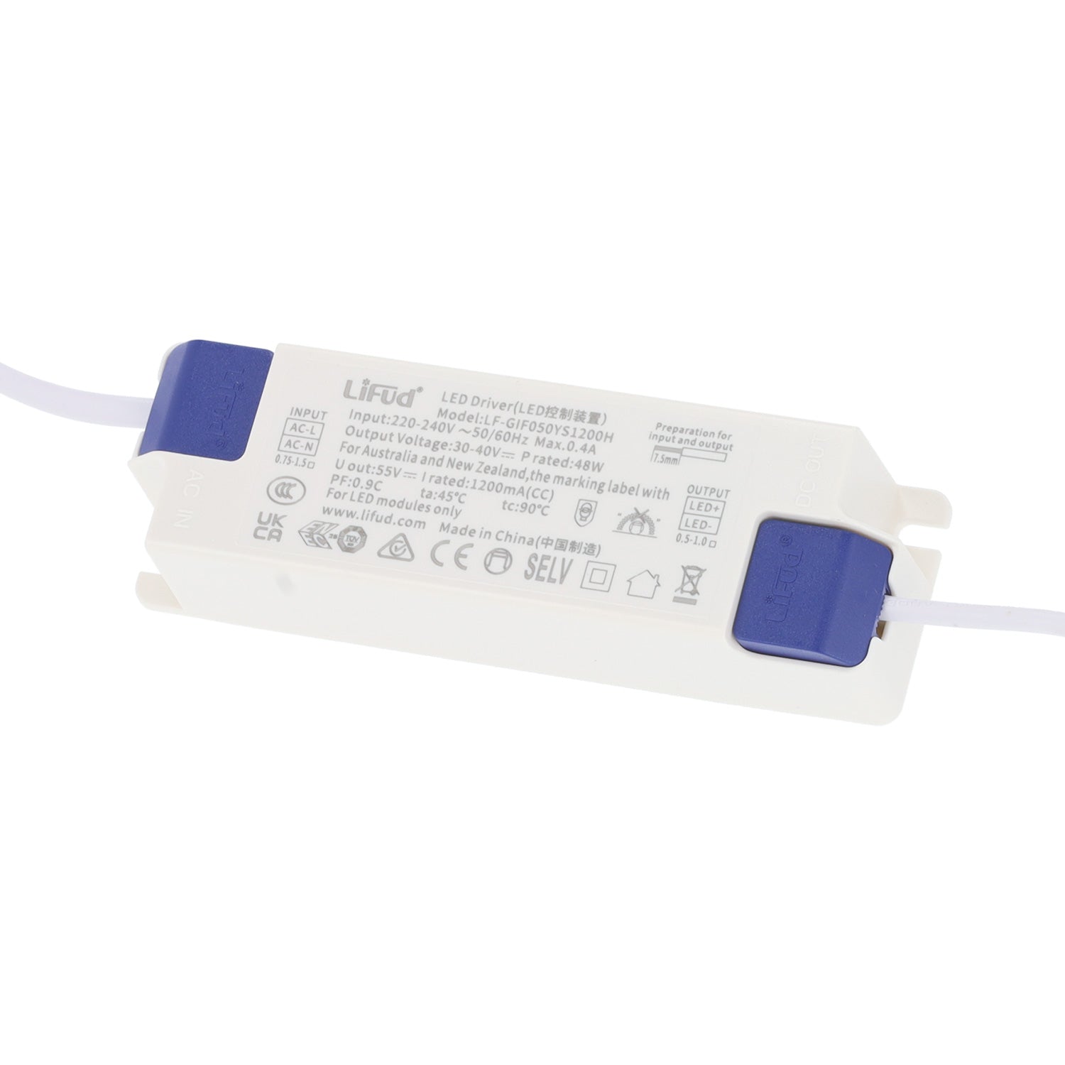 Painel LED 50 W 5000 lm 4000 K 120 × 30 cm driver Lifud UGR17 - Image 6