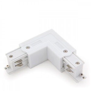 Fotografia da L calha de 3 fases do conector branco