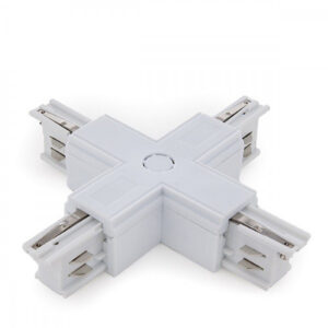 Fotografia do Conector calha de 3 fases branco