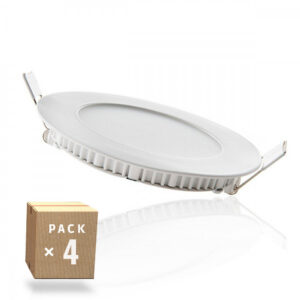 Fotografia do Conjunto de 4 painéis LED 6 W 600 lm