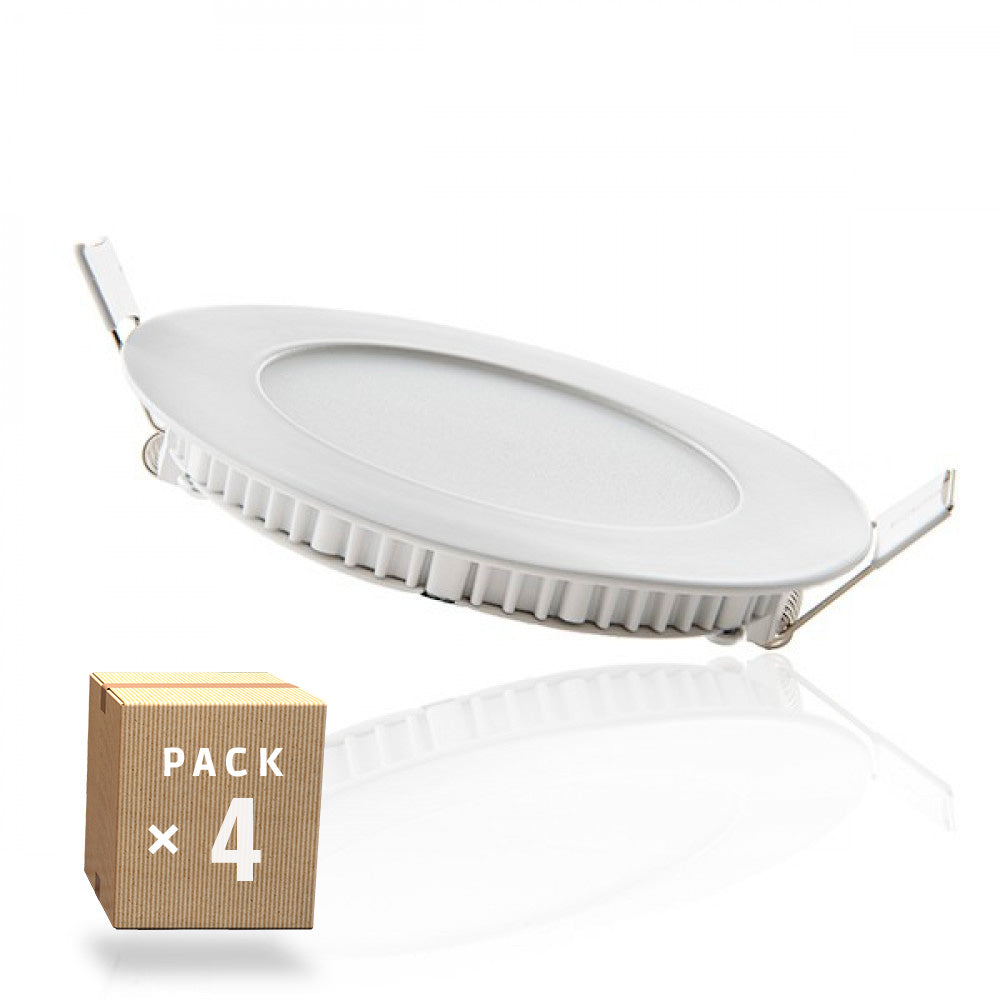 Fotografia do Conjunto de 4 painéis LED 6 W 600 lm