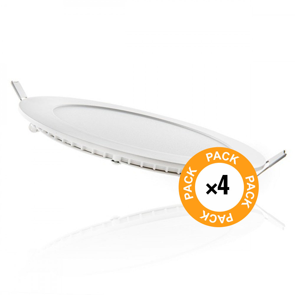 Conjunto de 4 painéis LED 12 W 1200 lm - Image 2
