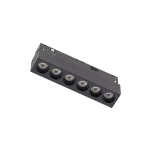 Luminária de calha LED magnética 6 W 112 mm 90 lm/W CCT (cor da luz ajustável)
