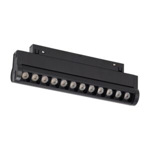 Luminária de calha LED magnética 12 W 235 mm 90 lm/W CCT (cor da luz ajustável)