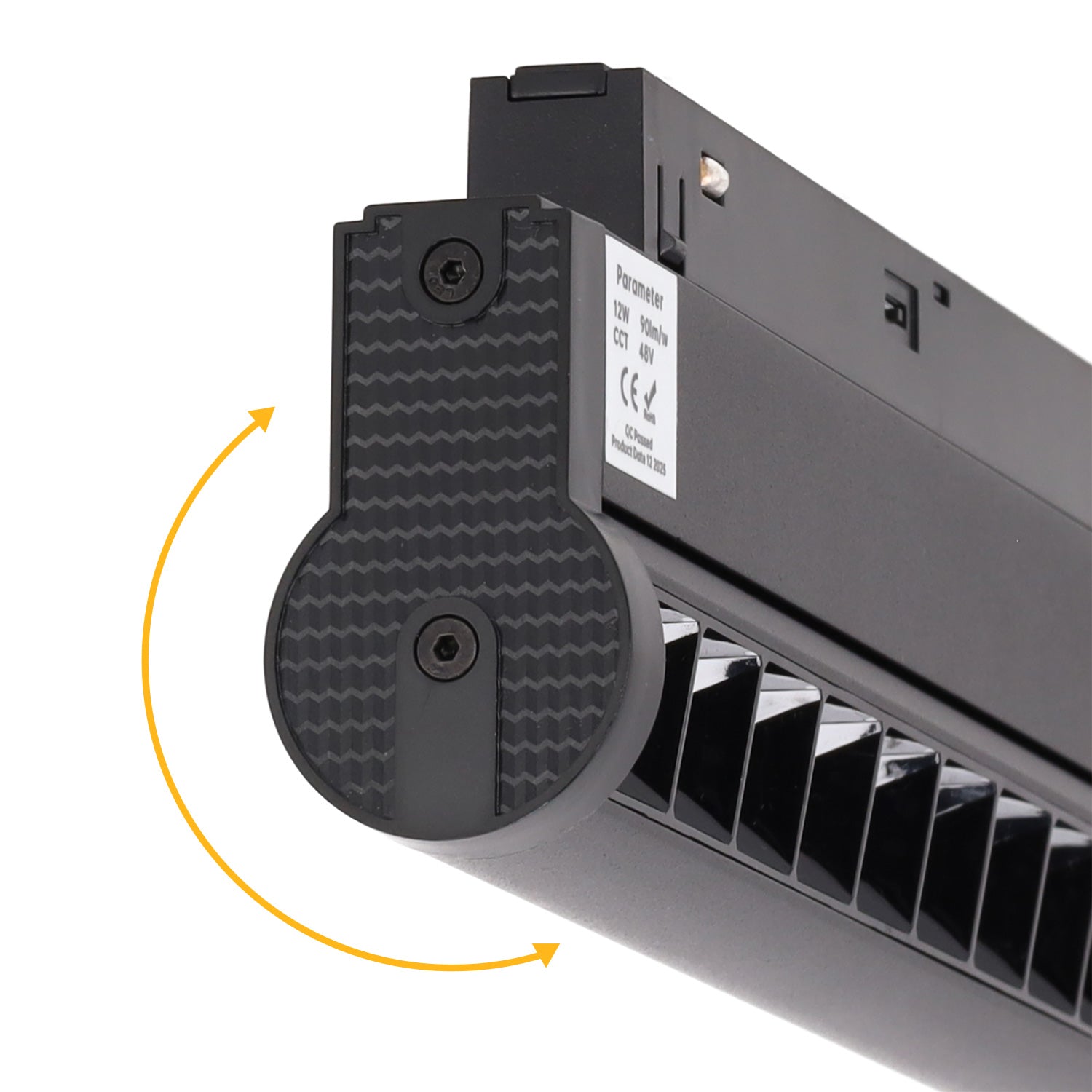 Luminária de calha LED magnética 6 W 127 mm 90 lm/W CCT (cor da luz ajustável) - Image 3