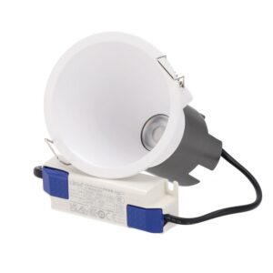 Luminária de encastrar LED 6 W 90 lm/W UGR95 2700 K