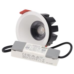 Fotografia da Luminária de encastrar LED CCT 8 W com chip OSRAM e recorte de ø 75 mm
