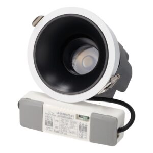 Luminária de encastrar LED de 10 W, IP65, 90 lm/W, recorte de 75 mm, CCT (cor de luz ajustável)