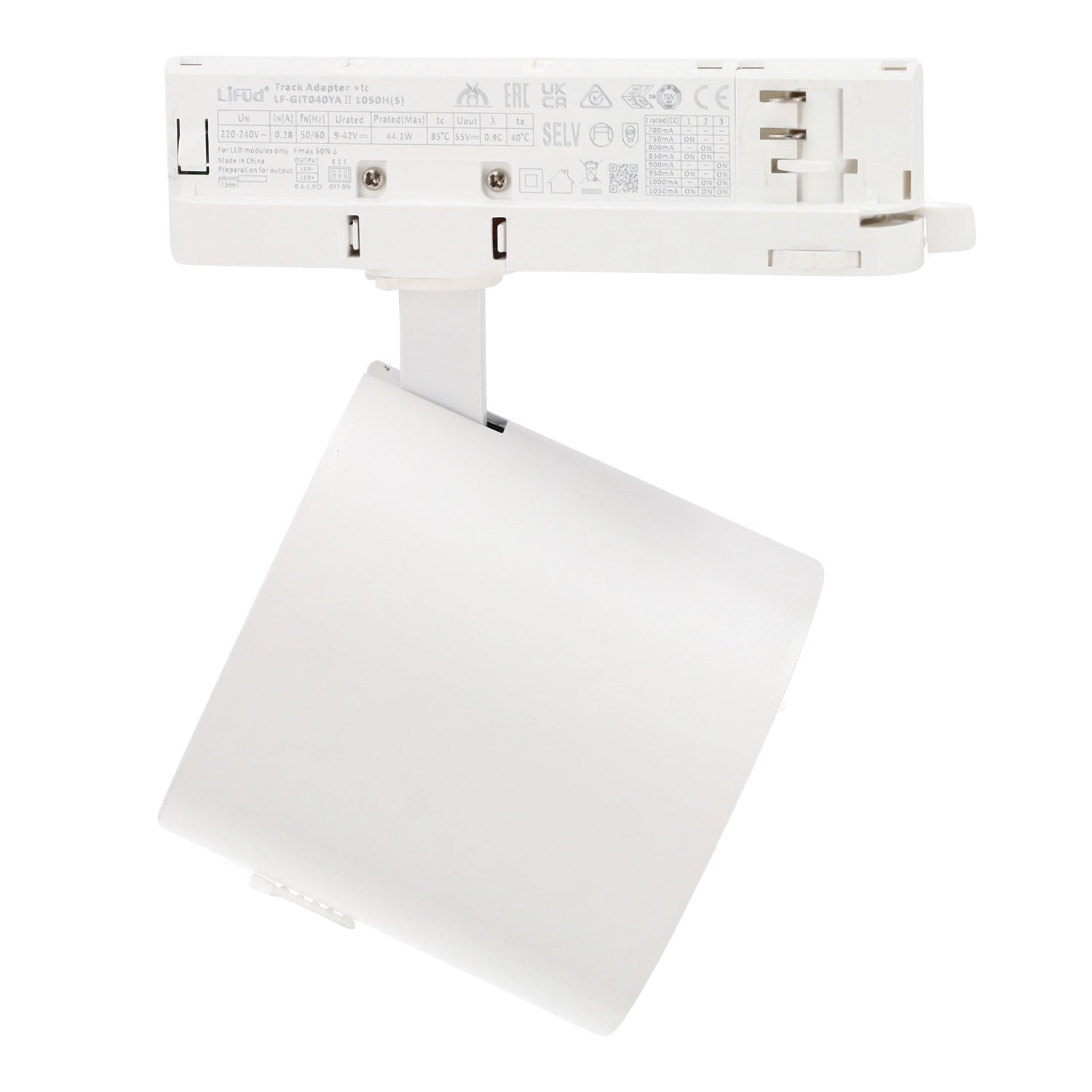Projetor de calha LED trifásico de 40 W para talhos, driver Lifud sem cintilação - Image 4