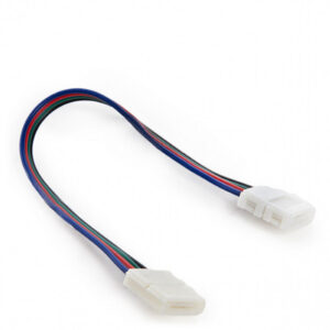 Conector fita LED LED SMD5050 10 mm RGB 4 caminho em dobro 12/24 V DC