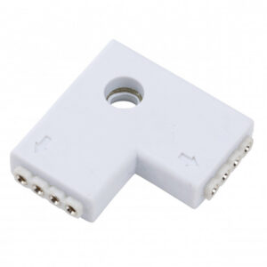 Conector rápido l fêmea fita LED LED RGB 12/24 V DC