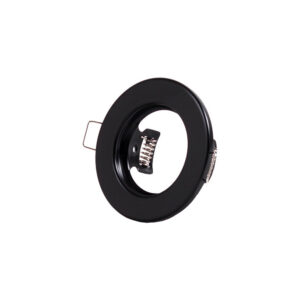 Anel downlight circular "Sara" aço 81 mm - preto