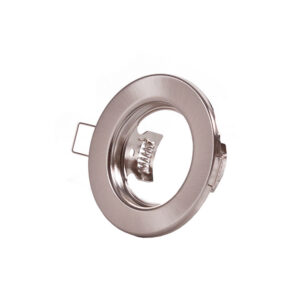 Anel downlight circular "Sara" aço 81 mm - cetim