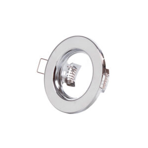 Anel downlight circular "Sara" aço 81 mm - cromado