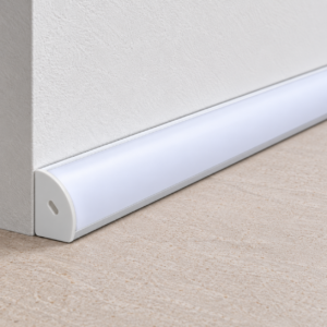 Fotografia do Perfil alumínio para a fita LED LED difusor leitoso lle-alp016r-o x 2 m