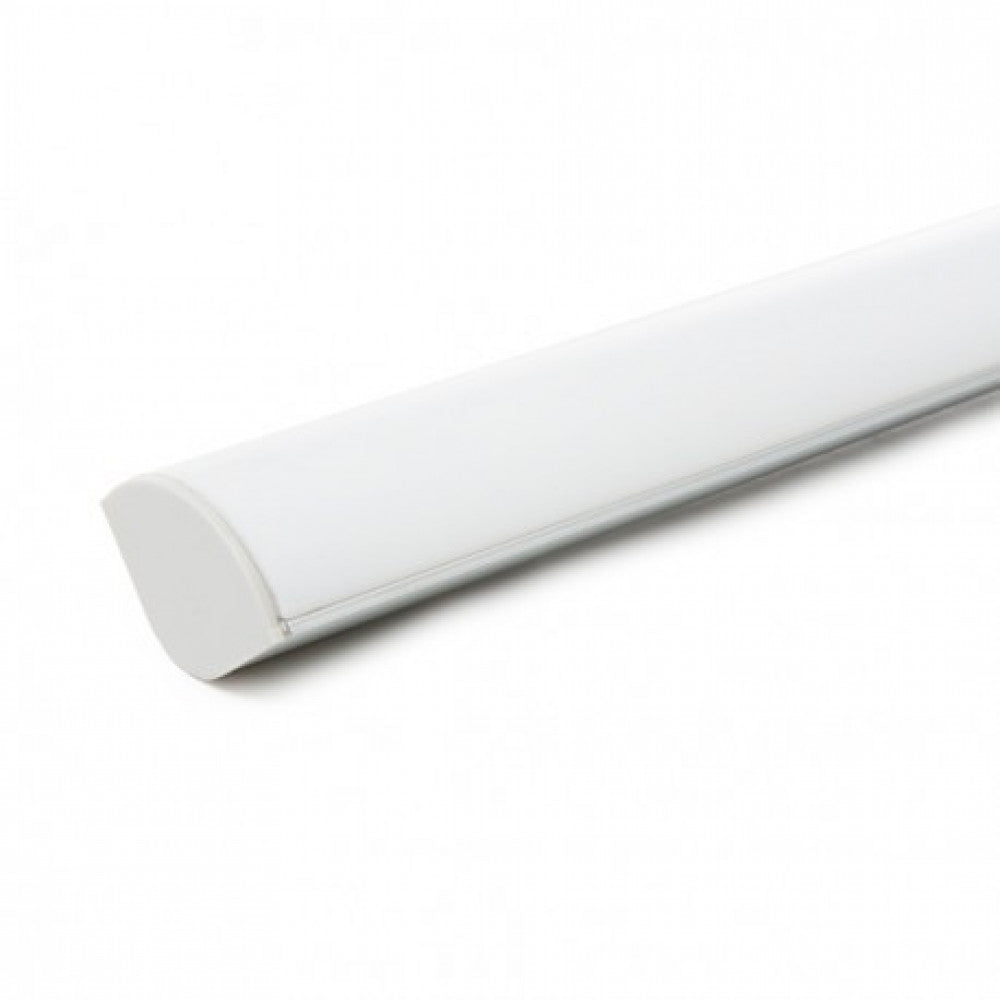 Perfil alumínio para a fita LED LED difusor leitoso lle-alp016r-o x 2 m - Image 2