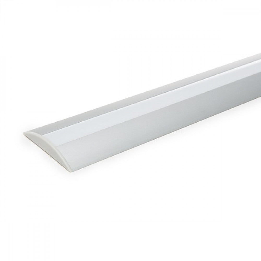 Perfil alumínio para a fita LED LED difusor leitoso lle-alp021 x 2 m - Image 2