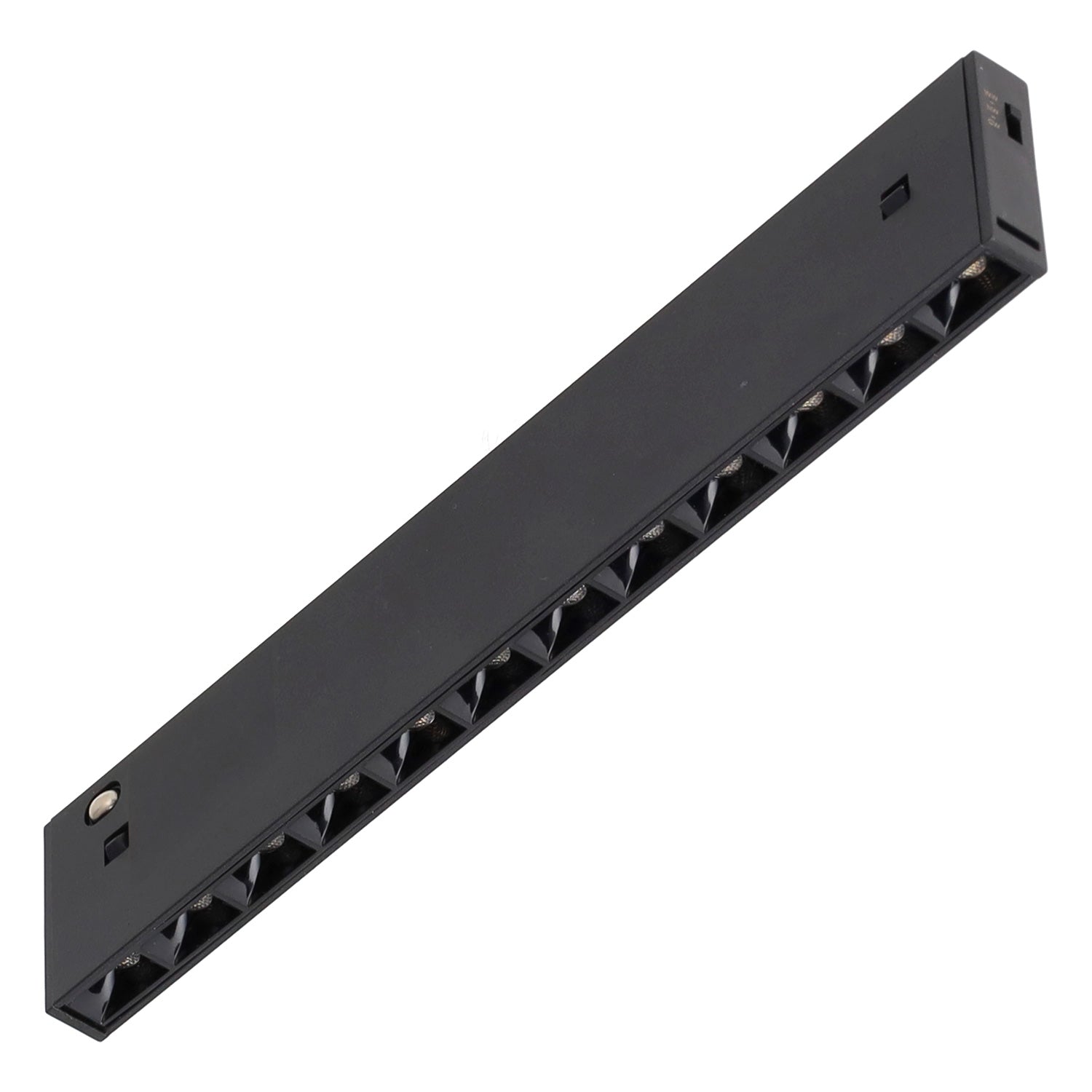 Fotografia da Luminária LED de calha magnética 10 mm 9 W 70 lm/W 38º 48 V DC CCT acabamento preto