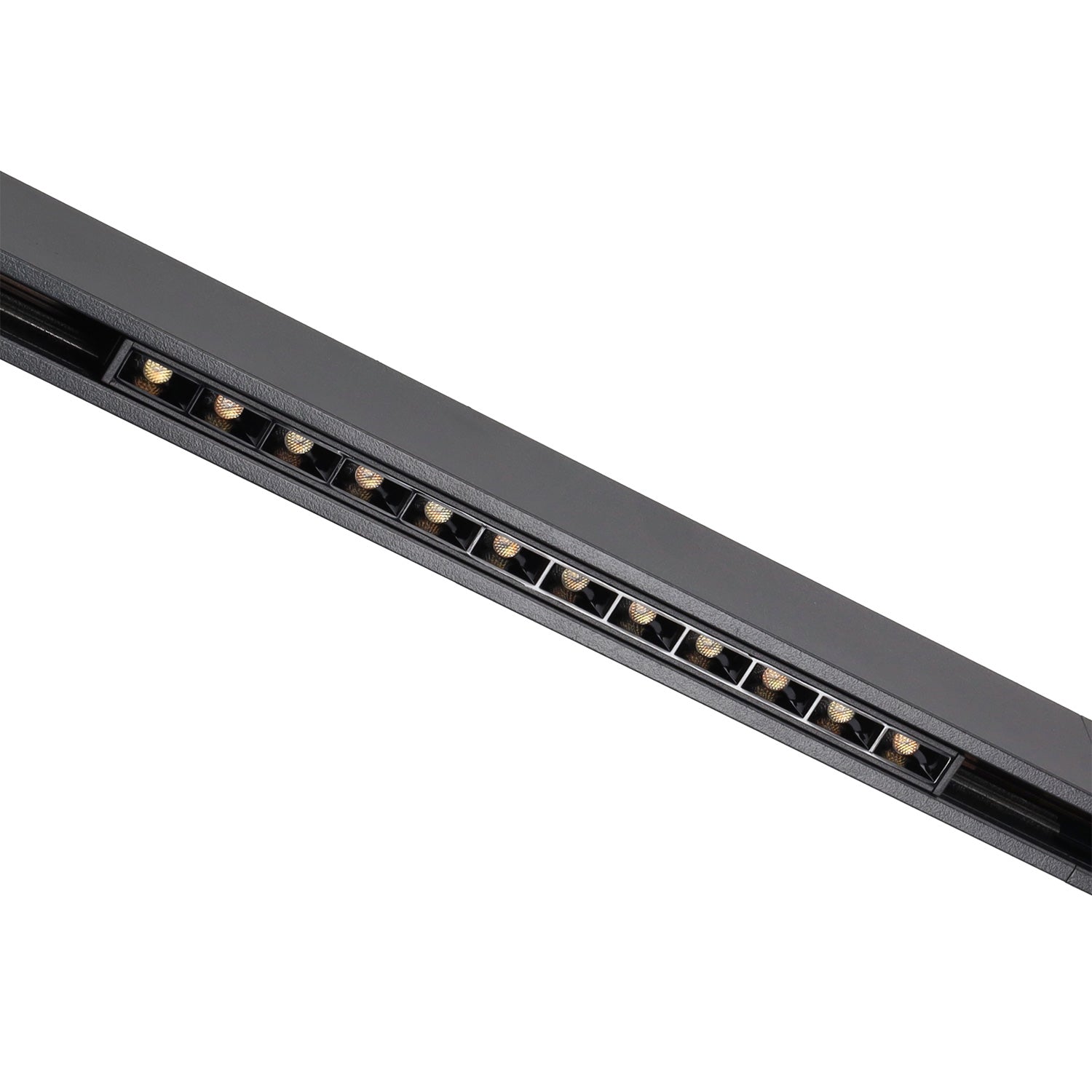 Luminária LED de calha magnética 10 mm 9 W 70 lm/W 38º 48 V DC CCT (cor da luz ajustável) acabamento preto - Image 2