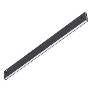 Luminária LED de calha magnética 10 mm 18 W 50 lm/W 120º 48 V DC CCT (cor da luz ajustável) acabamento preto
