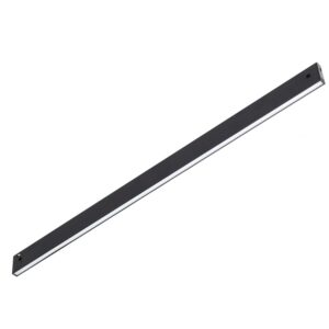 Luminária LED de calha magnética 10 mm 27 W 50 lm/W 120º 48 V DC CCT (cor da luz ajustável) acabamento preto