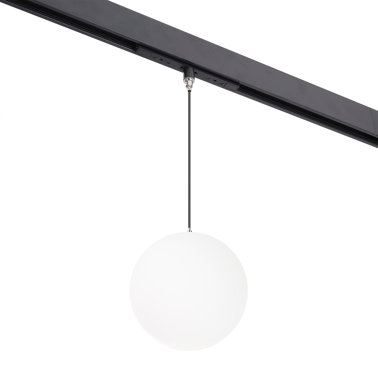 Luminária de calha magnética LED 10 mm 9 W 80 lm/W 360º 48 V DC CCT (cor da luz ajustável) acabamento preto - Image 2