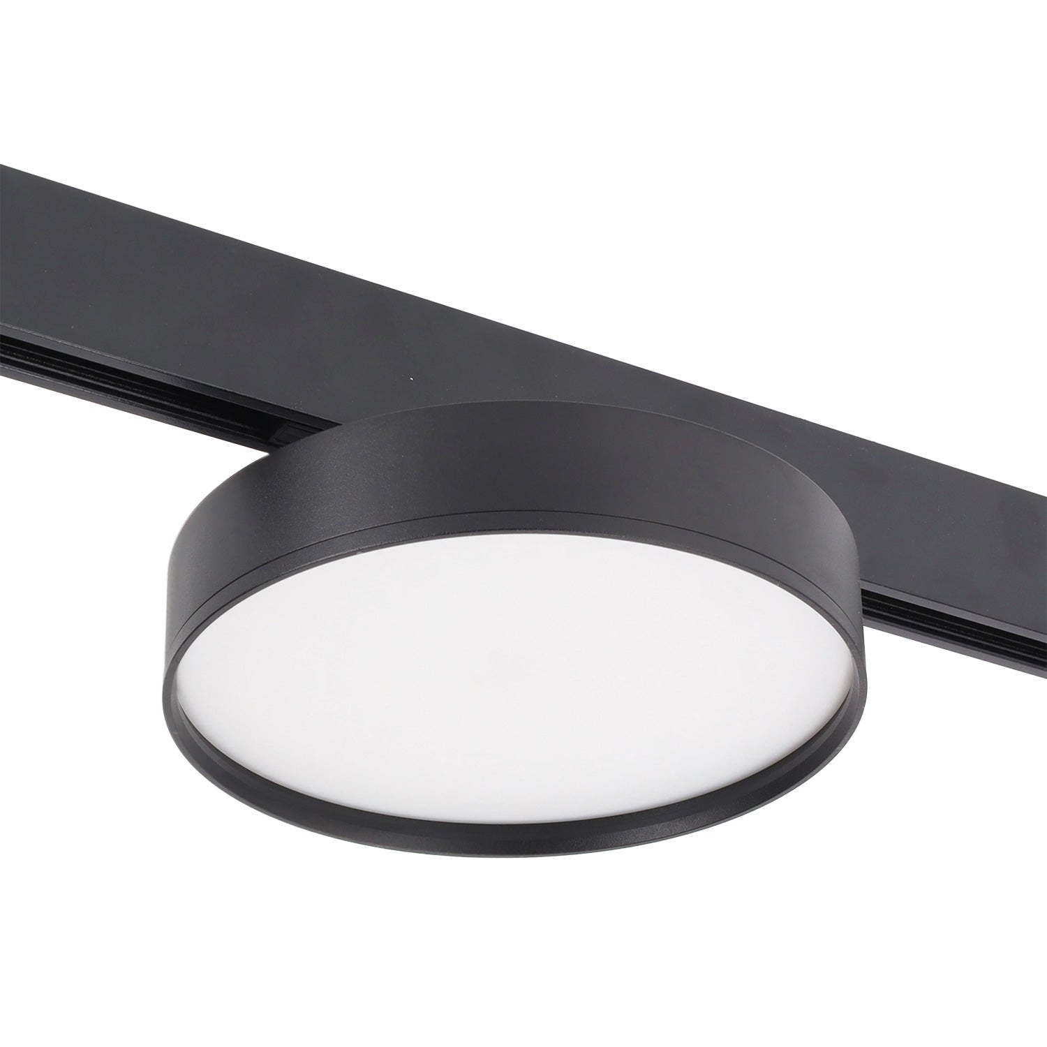 Luminária LED de calha magnética 10 mm 18 W 80 lm/W 120º 48 V DC CCT (cor da luz ajustável) acabamento preto - Image 2
