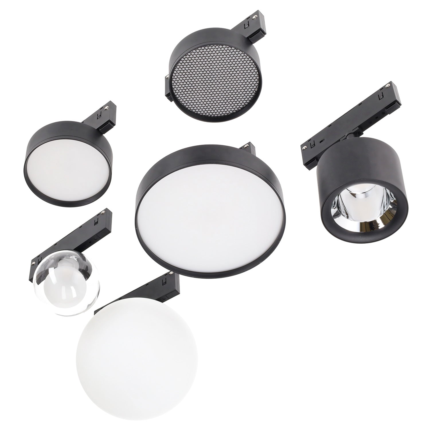 Luminária LED de calha magnética 10 mm 9 W 70 lm/W 120º 48 V DC CCT (cor da luz ajustável) acabamento preto - Image 4