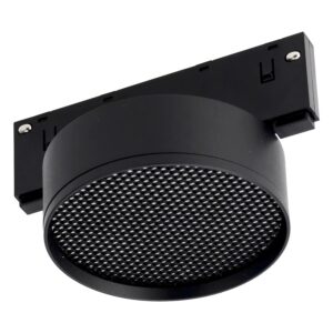 Luminária LED de calha magnética 10 mm 9 W 30 lm/W 120º 48 V DC CCT (cor da luz ajustável) acabamento preto