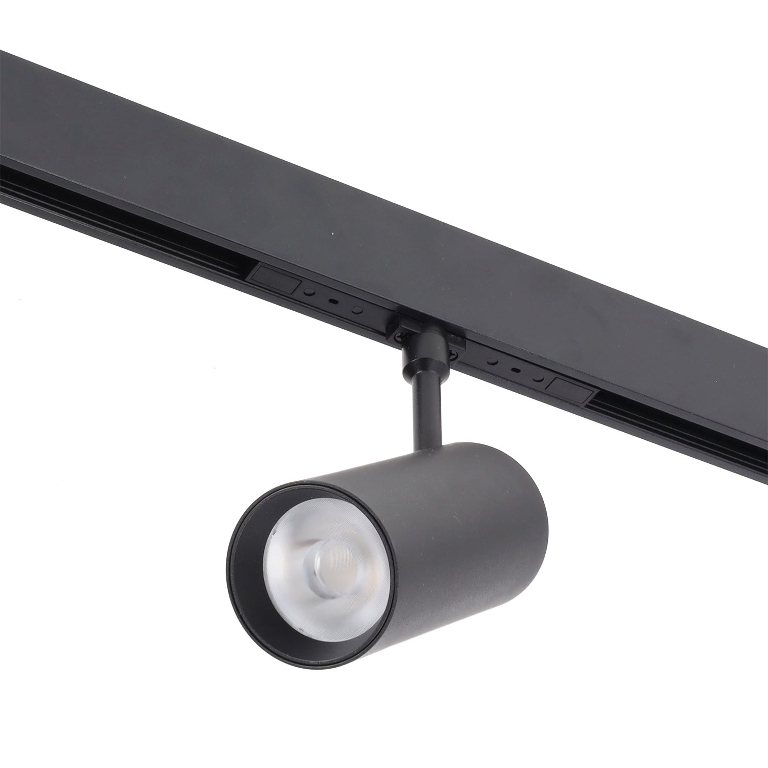 Luminária de calha magnética LED 10 mm 18 W 80 lm/W 24º 48 V DC CCT (cor da luz ajustável) acabamento preto - Image 2