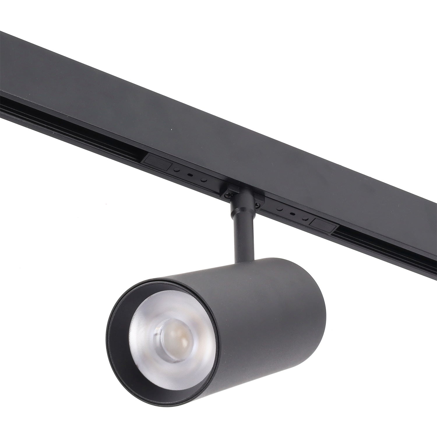 Luminária de calha magnética LED 10 mm 24 W 85 lm/W 24º 48 V DC CCT (cor da luz ajustável) acabamento preto - Image 2