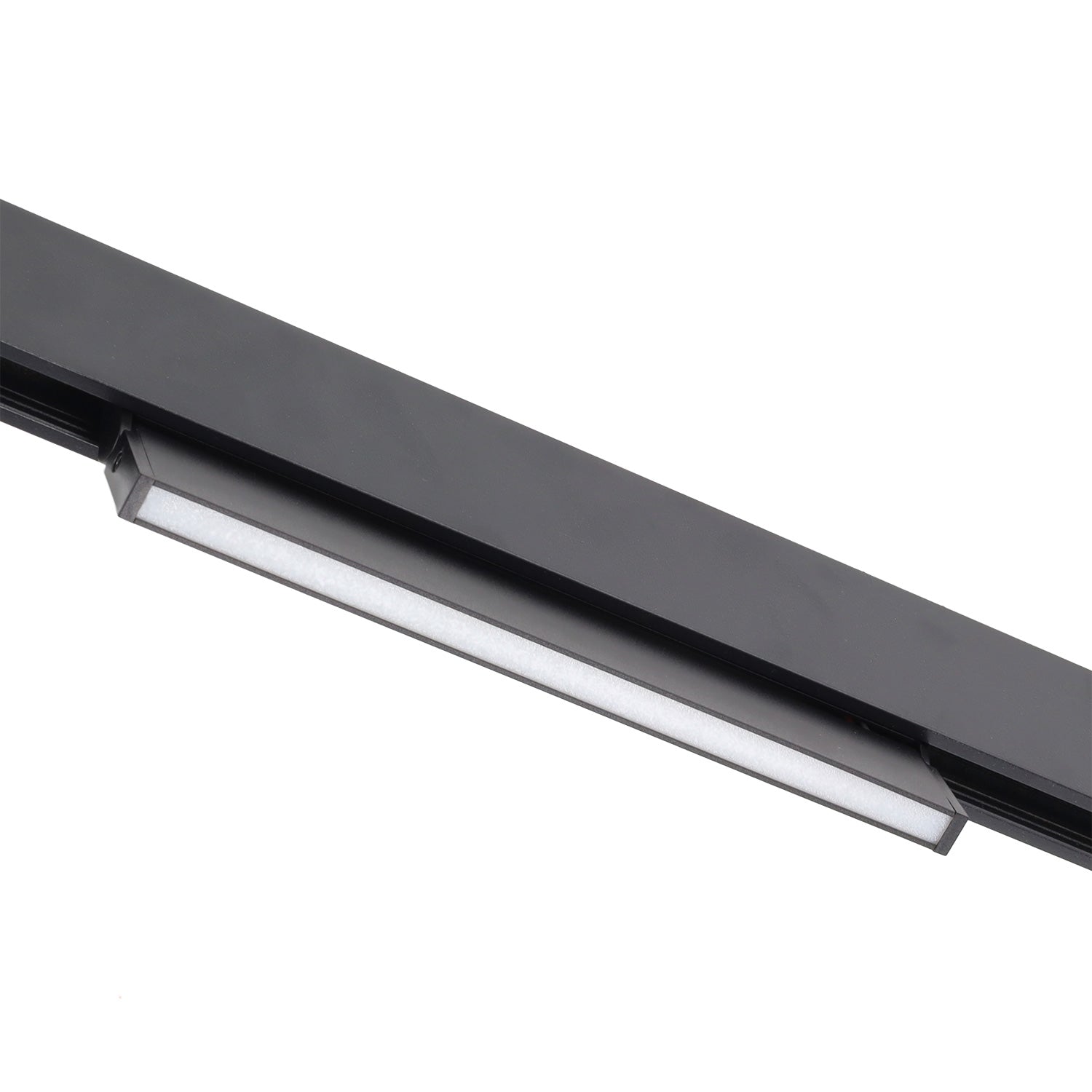 Luminária LED de calha magnética de 10 mm, 9 W, 50 lm/W, 120º, 48 V DC, CCT (cor da luz ajustável), acabamento preto - Image 2