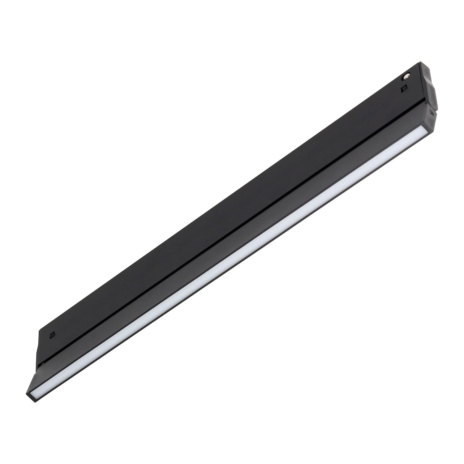 Fotografia da Luminária LED de calha magnética 10 mm 18 W 50 lm/W 120º 48 V DC CCT acabamento preto