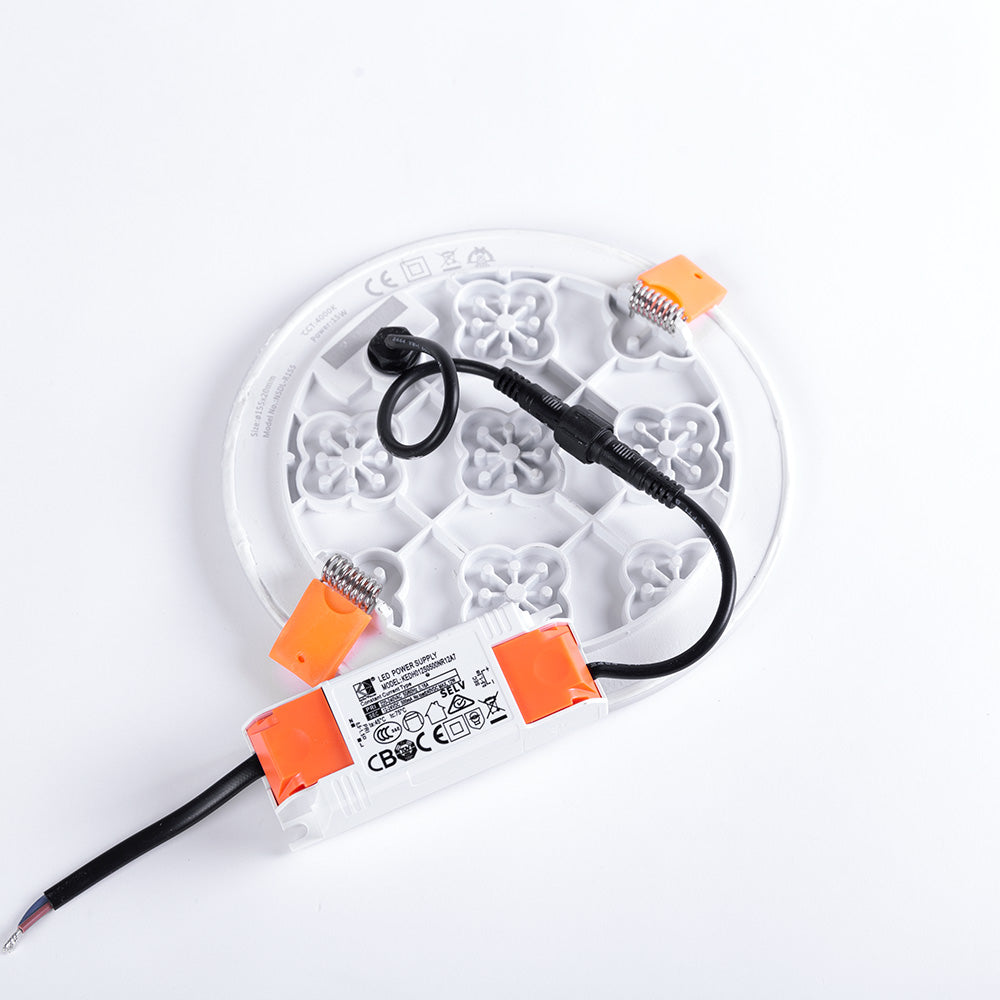 Placa LED 15 W 1.177 lm circular sem moldura - Image 6