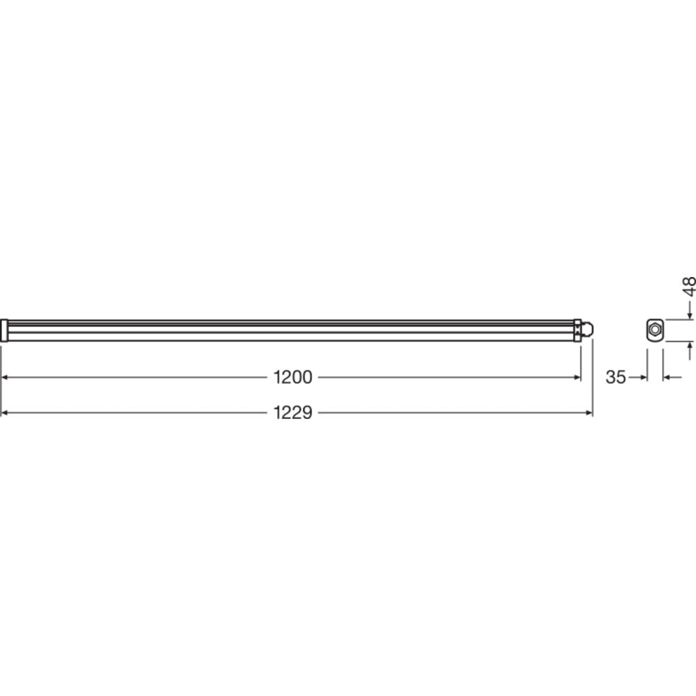 Equipamento impermeável LEDVANCE 36 W 4000 lm 4000 K 120º IP65 - Image 3