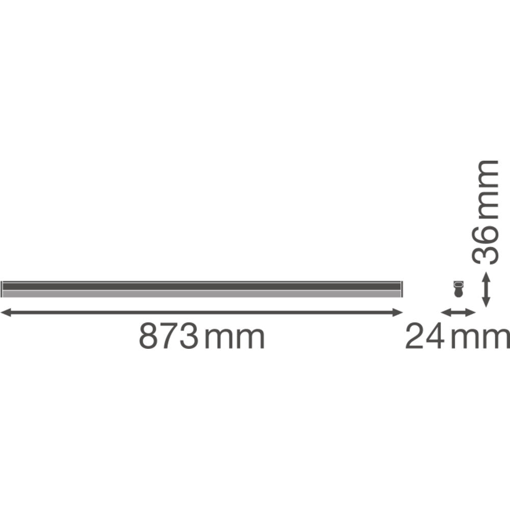 Luminária LED linear LEDVANCE "Compacta" 15 W 1500 lm 4000 K 140º IP20 - Image 3