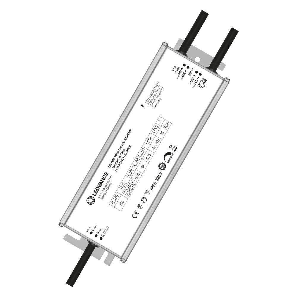 Fotografia do Transformador LED LEDVANCE ec performance dr dim-pfm-150/220-240/24/p