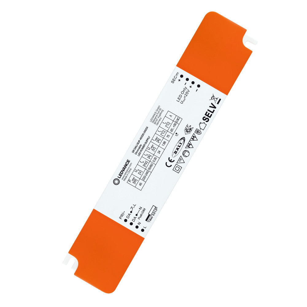 Fotografia do Transformador LED LEDVANCE ec superior dr DALI-sup-45/220-240/24