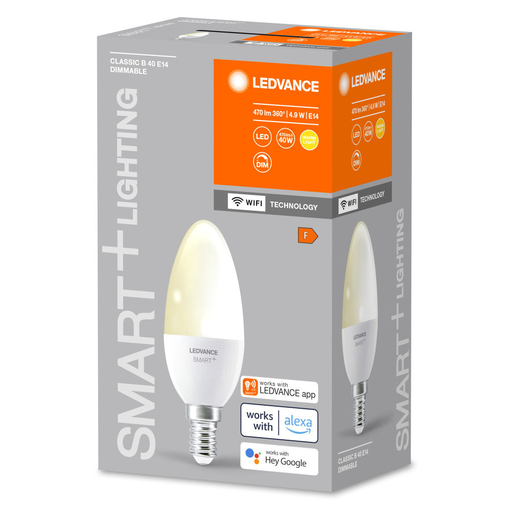 Lâmpada LED LEDVANCE "SMART" E14 4,9 W 470 lm 2700 K 200º IP20 regulável - Image 2