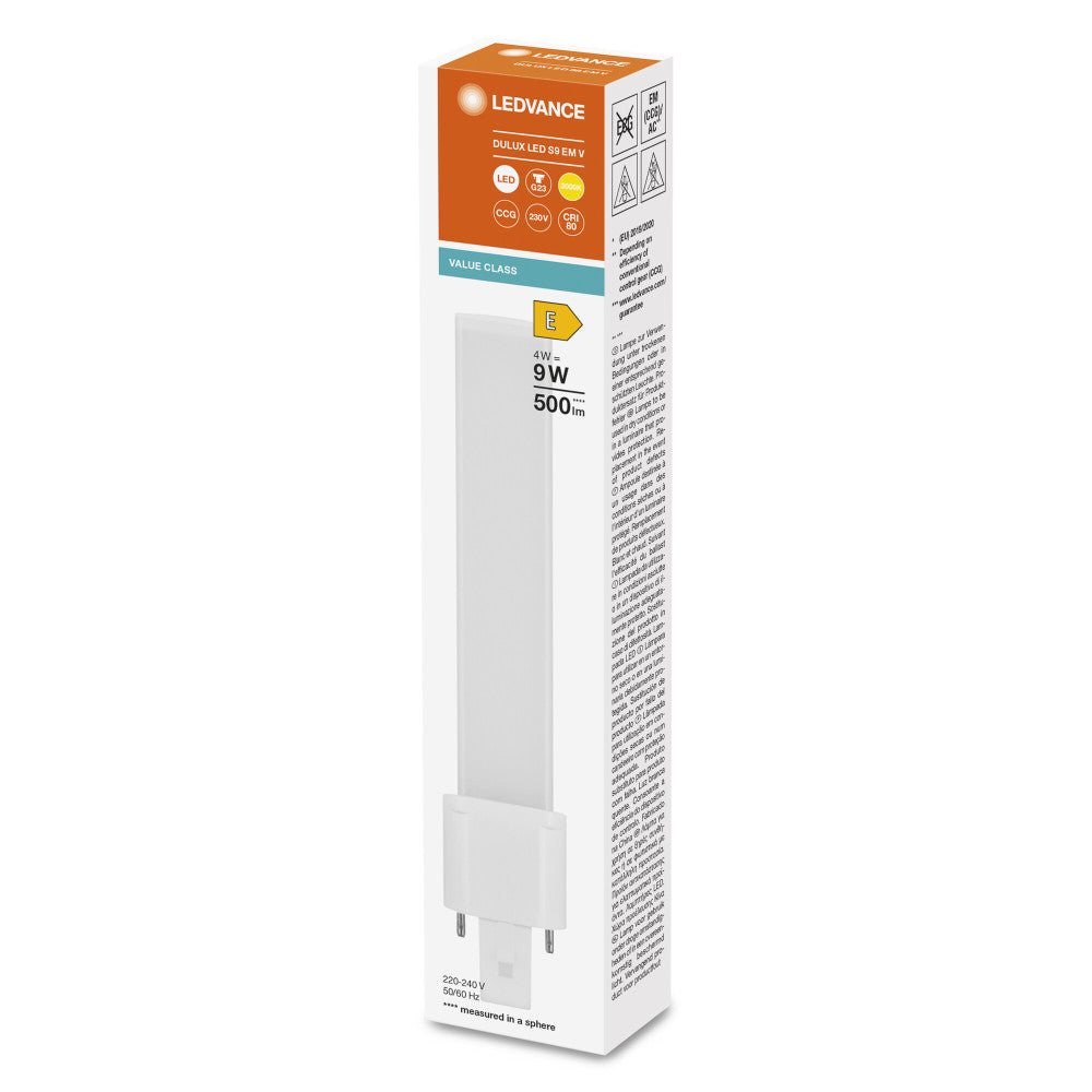 Lâmpada LED LEDVANCE/dulux G23 4 W 500 lm 3000 K 120º IP20 - Image 2